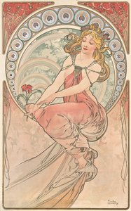 Malarstwo, 1898 autorstwa Alphonse Mucha