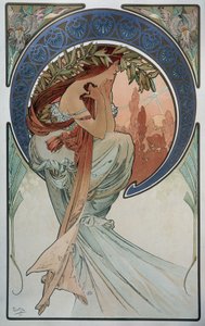 Poezja - autorstwa Mucha autorstwa Alphonse Mucha