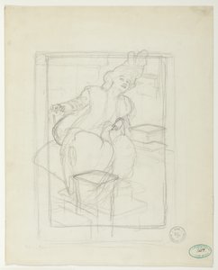 Sarah Bernhardt autorstwa Alphonse Marie Mucha