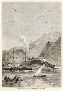 Umieszczono je w Steamer Point, z „W osiemdziesiąt dni dookoła świata” Julesa Verne