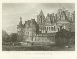 Zamek Chambord-Loir-et-Cher autorstwa Alphonse Marie de Neuville