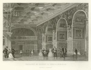 Galeria Henryka II, Fontainebleau autorstwa Alphonse Marie de Neuville