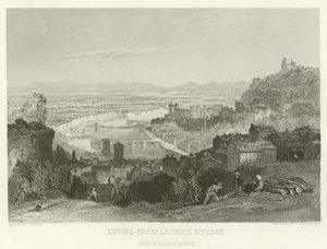 Lyons z La Croix Rousse autorstwa Alphonse Marie de Neuville