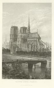 Notre-Dame, Paryż autorstwa Alphonse Marie de Neuville