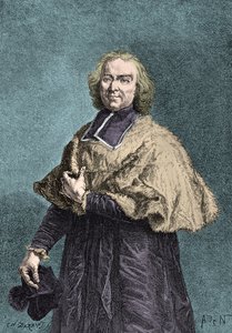 Portret kardynała de Fleury (rycina) autorstwa Alphonse Marie de Neuville