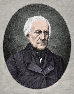 Portret Francois Guizota (rycina) autorstwa Alphonse Marie de Neuville