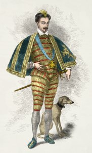 Portret Henriego 3 (rycina) autorstwa Alphonse Marie de Neuville