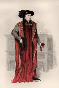 Portret Filipa 3 de Bourgogne dit le bon (rycina) autorstwa Alphonse Marie de Neuville