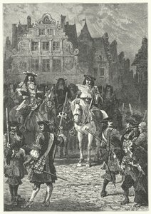 Ogłoszenie uchylenia edyktu nantejskiego przez Ludwika XIV, 1685 autorstwa Alphonse Marie de after Neuville