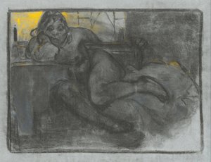 Absinth (studium kobiety) autorstwa Alphonse Mucha