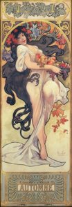 Jesień autorstwa Alphonse Mucha