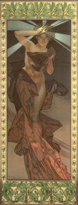 Gwiazda poranna autorstwa Alphonse Mucha