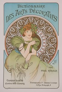 Słownik sztuk dekoracyjnych, 1902. autorstwa Alphonse Mucha