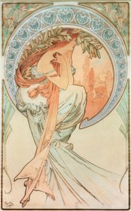Poezja autorstwa Alphonse Mucha
