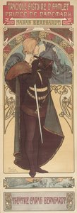 Hamlet, 1899 autorstwa Alphonse Mucha