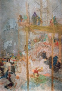 Johann Militsch z Kremsier / Studium do tryptyku A. Muchy autorstwa Alphonse Mucha