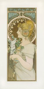 Pióro autorstwa Alphonse Mucha