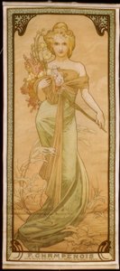 Wiosna autorstwa Alphonse Mucha
