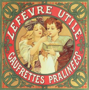Lefèvre-Utile / Wafle pralinowe autorstwa Alphonse Mucha