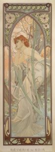 Wieczorna zaduma autorstwa Alphonse Mucha