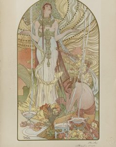 Salambô autorstwa Alphonse Mucha