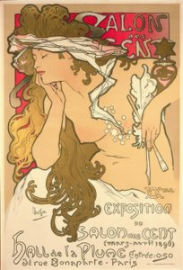 Salon des Cent autorstwa Alphonse Mucha
