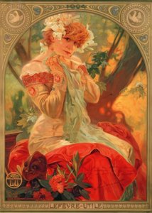 Sarah Bernhardt autorstwa Alphonse Mucha