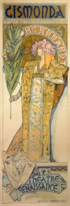 Sarah Bernhardt autorstwa Alphonse Mucha