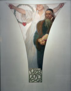 Lojalność - J.A.Komensky autorstwa Alphonse Mucha