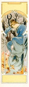 „Zima”, 1900 autorstwa Alphonse Mucha