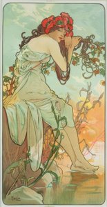 Lato autorstwa Alphonse Mucha
