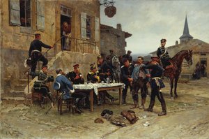 Dyspozytor, 1880. autorstwa Alphonse de Neuville