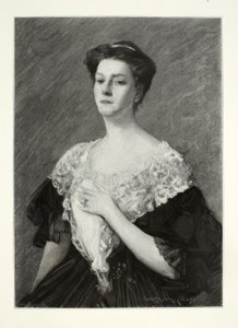 Portret kobiety autorstwa Alsace Henry Wolf