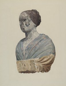 Figurant ze szkunera „Polly” autorstwa Alton K. Skillin