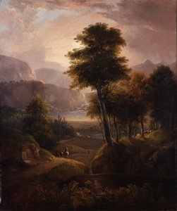 Wagony zadaszone w Górach Skalistych, 1837