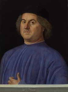 Portret mężczyzny, 1497 autorstwa Alvise Vivarini