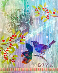 Lekcje, których nauczyła mnie babcia, 2014, (telefonografia cyfrowa mixed media)