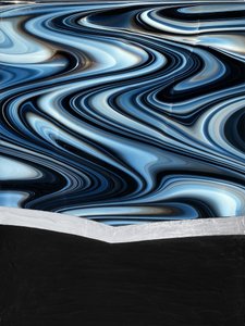 Wirujący niebieski horyzont autorstwa Alyson Storms