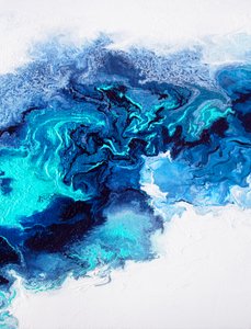 Wirujące błękity oceanu autorstwa Alyson Storms