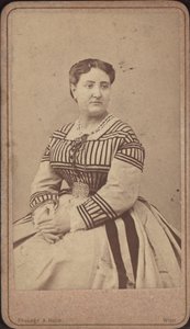 Portret śpiewaczki operowej Carlotty Patti 1835-1889. autorstwa Amand Helm