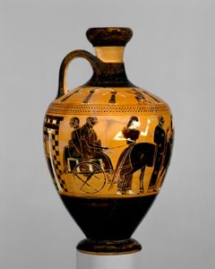Lekythos, ok.550-530 pne (terakota)
