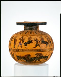 Aryballos z terakoty (kolba olejowa), ok. 550 pne (terakota)