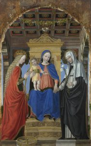 Dziewica z Dzieciątkiem ze św. Katarzyną Aleksandryjską i św. 1490