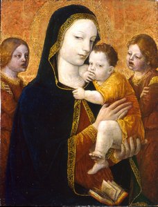 Dziewica z Dzieciątkiem z dwoma Aniołami, ok. 1485