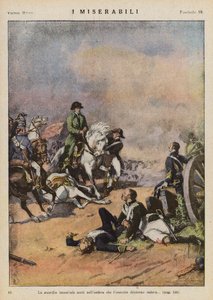 Ilustracja do "Les Miserables" Victora Hugo (kolorowa litografia)