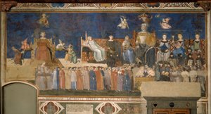 Alegoria dobrego rządu autorstwa Ambrogio Lorenzetti