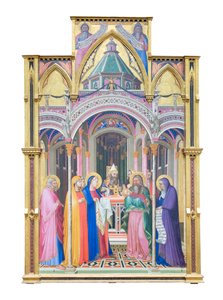 Ofiarowanie Jezusa w świątyni autorstwa Ambrogio Lorenzetti