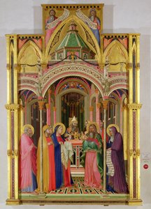 Ofiarowanie w świątyni, 1342 (tempera na panelu) autorstwa Ambrogio Lorenzetti