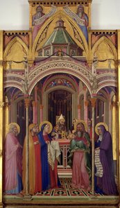Ofiarowanie w świątyni, 1342 autorstwa Ambrogio Lorenzetti