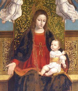 Madonna z Dzieciątkiem, detal